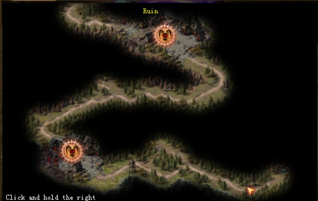 Mapa da instância de batalha do Norak